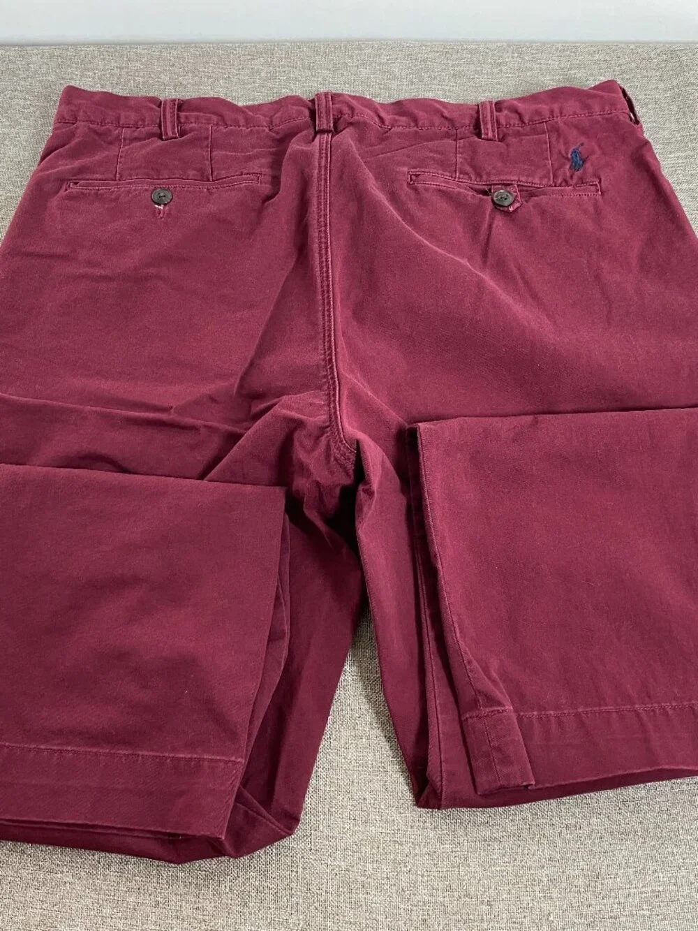 Polo Ralph Lauren Straight Fit Chino Pants Men's 36 x 30 Mid Rise Burgundy